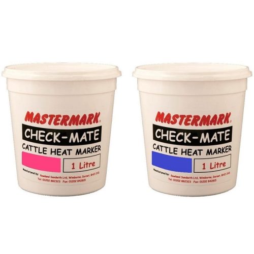 Mastermark check-mate heat detection tail paint 1l or 2.5l (blue or pink)